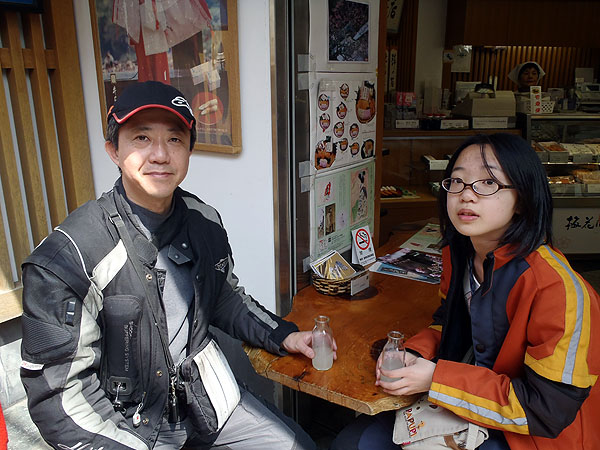 ひかりとの記念撮影